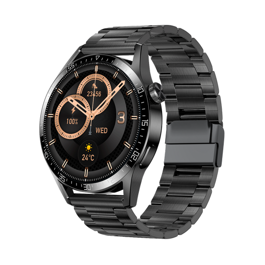 KALOBEE SK37 GT3 3 Pair Straps Bt Call AI Voice Music Player NFC Rotate Button Always on Display Wireless Charging SK37 Smart Watch Watch