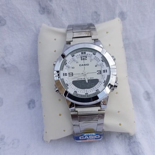 Casio AMW-880 Analog-Digital Watch For Men– Dual Time, 30M Water Resistant