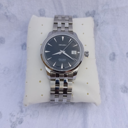 Seiko Presage and Seiko 5 Sports Automatic Men’s Watches – Stainless Steel, Day-Date, Water Resistant