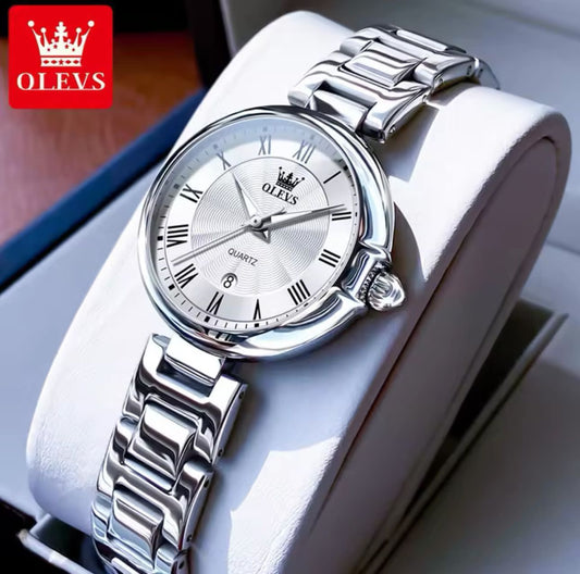 Hot Sale OLEVS 5608 New Women Watches Fashion Classic Fashion Waterproof Luminous Calendar Watch Elegant Quartz Women Watch 2026