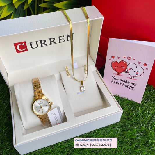 CURREN 3 in 1 VALENTINES GIFT SET