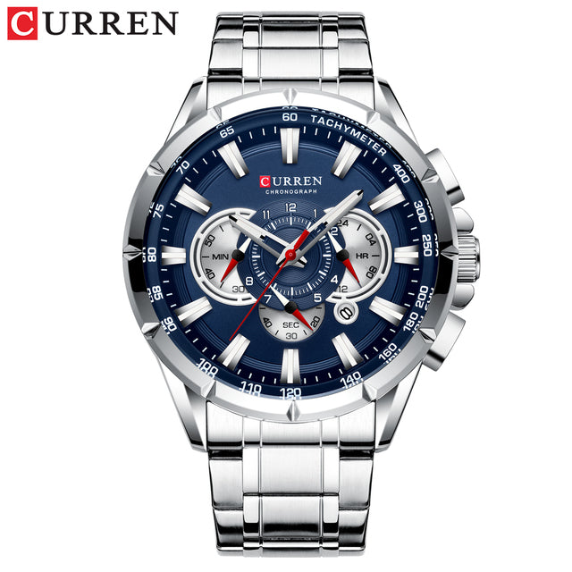 CURREN 8363 Quartz Movement Male Wrist Watch Luxury Men's Watches 30M Water Resistant Fashion Original Wristwatches for Men