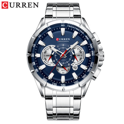 CURREN 8363 Quartz Movement Male Wrist Watch Luxury Men's Watches 30M Water Resistant Fashion Original Wristwatches for Men