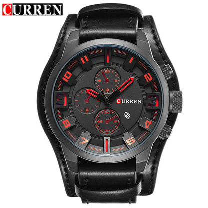 CURREN 8225 Men's Watches Top Brand Luxury Fashion & Casual Business Quartz Watch Date Waterproof Wristwatch
