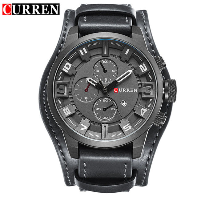 CURREN 8225 Men's Watches Top Brand Luxury Fashion & Casual Business Quartz Watch Date Waterproof Wristwatch