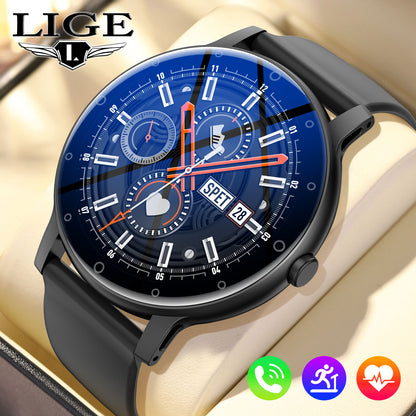 LIGE BW0618 Sport Smart Watch for Men Women Factory Heart Rate Blood Pressure Health Activity Tracker Email IP68 Silicone