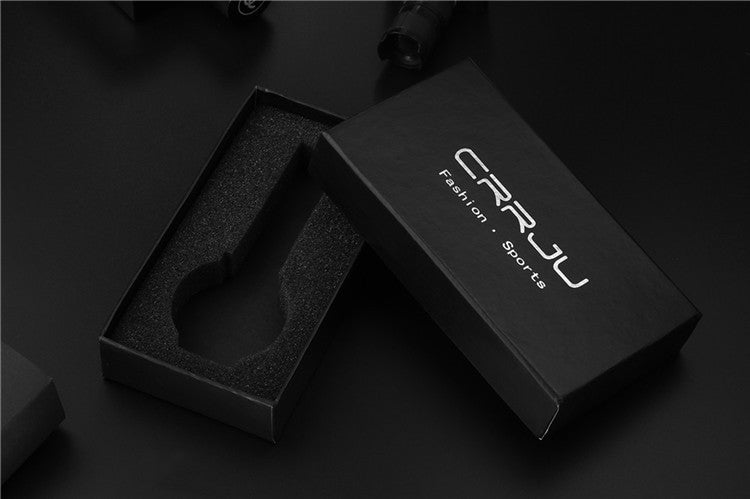 CRRJU 2150 Fashion Wrist Watches Men Business Casual Waterproof Clock Male Stainless Steel Strap