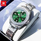 OLEVS 9945 Women's Green  Quartz Wrist Watches Waterproof Stainless Steel & Alloy Case Fashionable Design