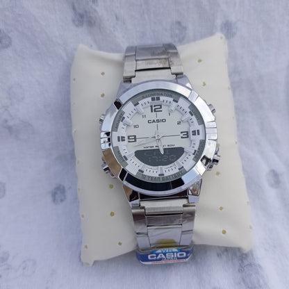 Casio AMW-880 Analog-Digital Watch For Men– Dual Time, 30M Water Resistant