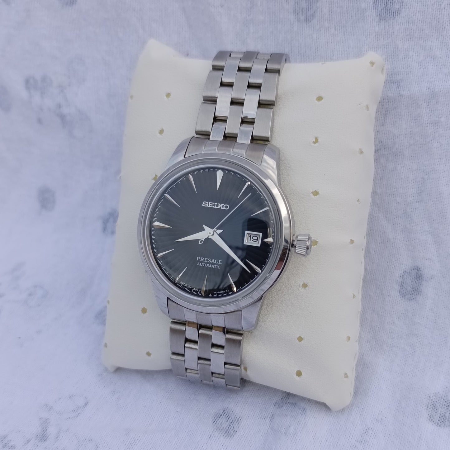 Seiko Presage 4R35-01T0 Automatic Men’s Watch – Stainless Steel, Date Display