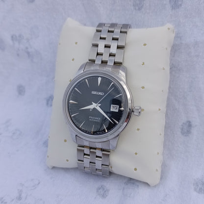 Seiko Presage 4R35-01T0 Automatic Men’s Watch – Stainless Steel, Date Display