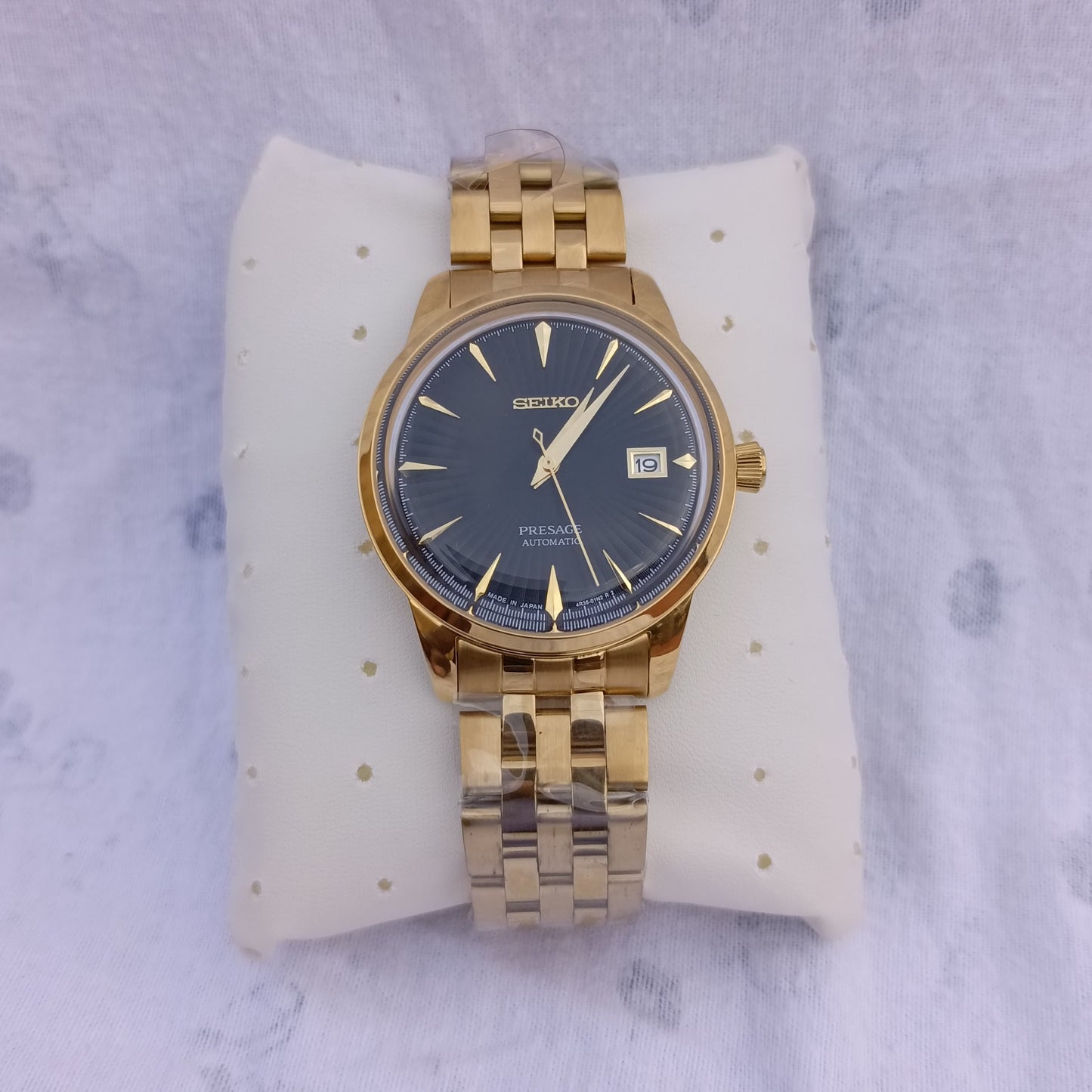 Seiko Presage 4R35-01T0 Automatic Men’s Watch – Stainless Steel, Date Display