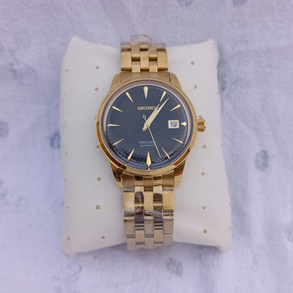 Seiko Presage 4R35-01T0 Automatic Men’s Watch – Stainless Steel, Date Display