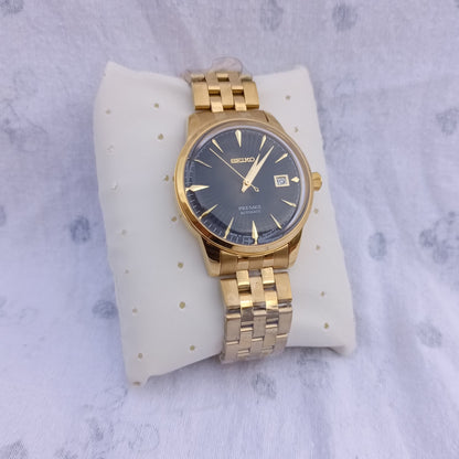 Seiko Presage 4R35-01T0 Automatic Men’s Watch – Stainless Steel, Date Display