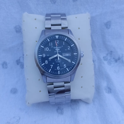 Seiko 5 Sports 7S36-0380 Automatic Men’s Stainless Steel Watch – Day & Date, 30M Water Resistant