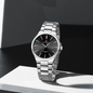 NAVIFORCE 9214 New Men Wristwatch Top Luxury Business Watch Stainless Steel Sport Quartz Original Male Watch