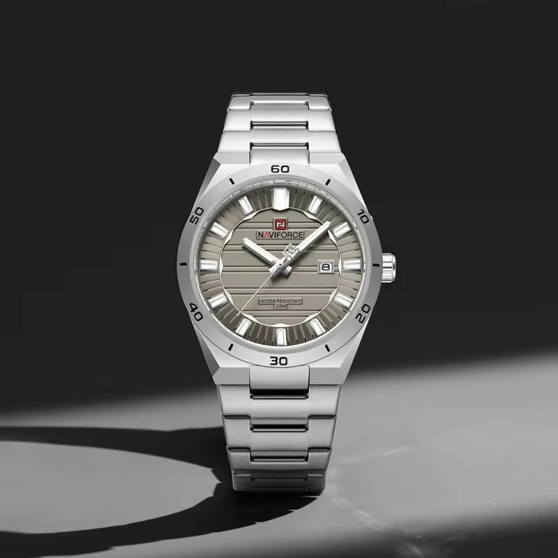 NAVIFORCE 9268 Man Watch Men's Top Brand Luxury Stainless Steel Business Quartz Watches Men Waterproof Luminous Date Wristwatch