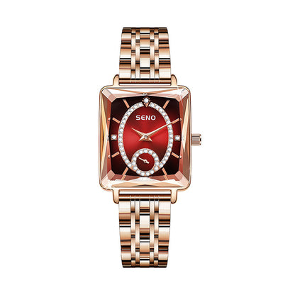 Seno S074 Women's Quartz Watch Brand Small and Delicate Waterproof Crystal Watch  for Women