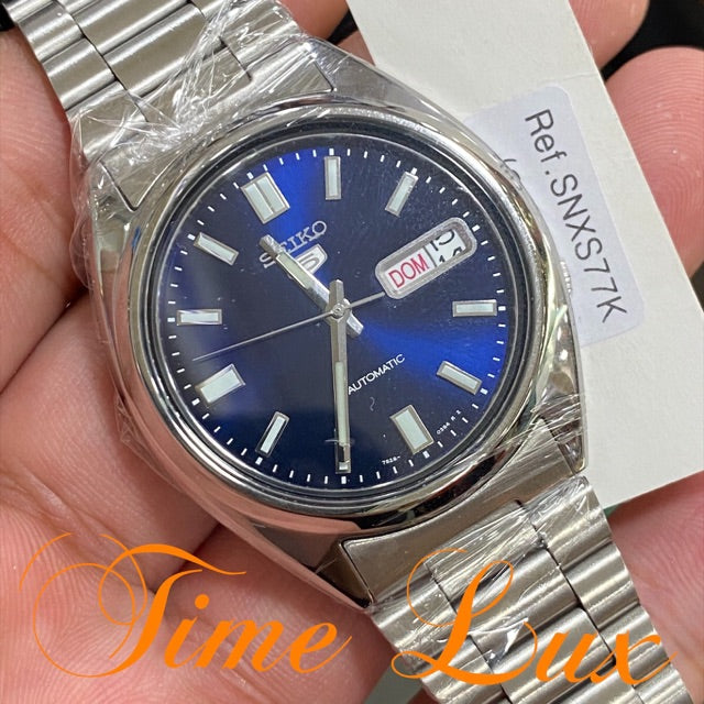 Seiko 5 Men's Automatic Watch - 7S26 Movement - 38mm Stainless Steel Bracelet - 30M Water Resistant - Luminous Hands & Markers