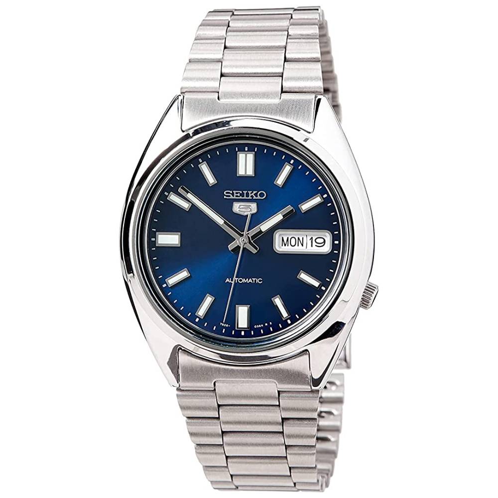 Seiko 5 Men's Automatic Watch - 7S26 Movement - 38mm Stainless Steel Bracelet - 30M Water Resistant - Luminous Hands & Markers