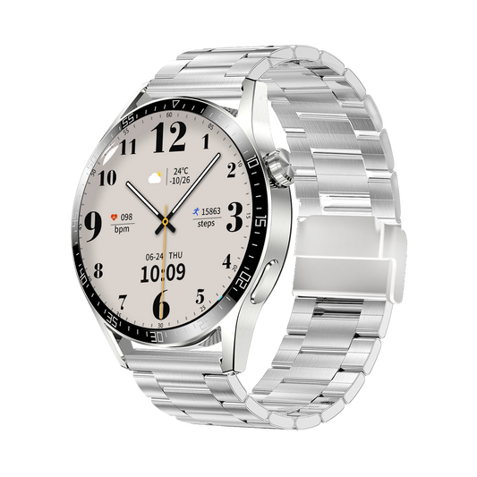 KALOBEE SK37 GT3 3 Pair Straps Bt Call AI Voice Music Player NFC Rotate Button Always on Display Wireless Charging SK37 Smart Watch Watch