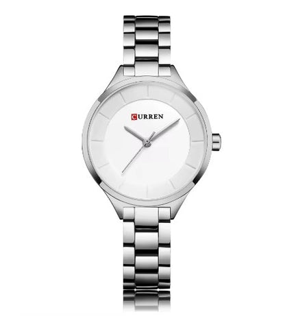 Fashion CURREN 9015 Women's Watch Hot Selling Quartz Watches 3ATM Waterproof High Quality Stainless Steel Band Alloy Case