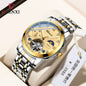 CHENXI 8870 Luxury Top Brand Mechanical Wristwatches Business Skeleton Automatic Watches Men Wrist
