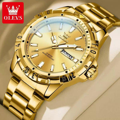 Hot Selling OLEVS Watch 5560 High Quality Quartz Movement Men's Watch Fashion Luminous Hands Week Date 30M Waterproof Watches