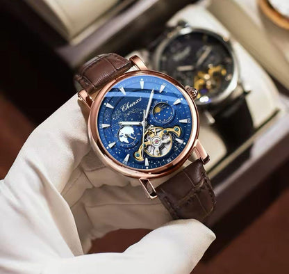 New Arrival Top Brand Luxury Tourbillon Watch Clock Waterproof Luminous Wristwatch Mens Automatic Mechanical Watches