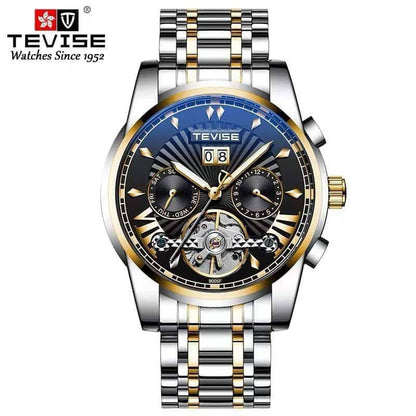 TEVISE 9005F Tourbillon Watch for Men Hollowed Out Luxury Watch Men's Mechanical Watches Automatic