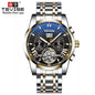 TEVISE 9005F Tourbillon Watch for Men Hollowed Out Luxury Watch Men's Mechanical Watches Automatic