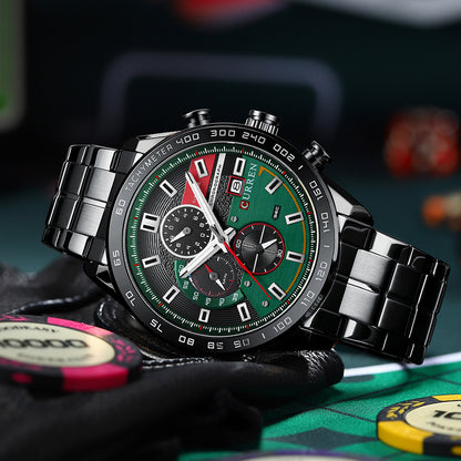 CURREN 8410 New Male Watch for Men Luxury Fashion Business Quartz Clock Analog Chronograph Waterproof Stainless Steel Wristwatch