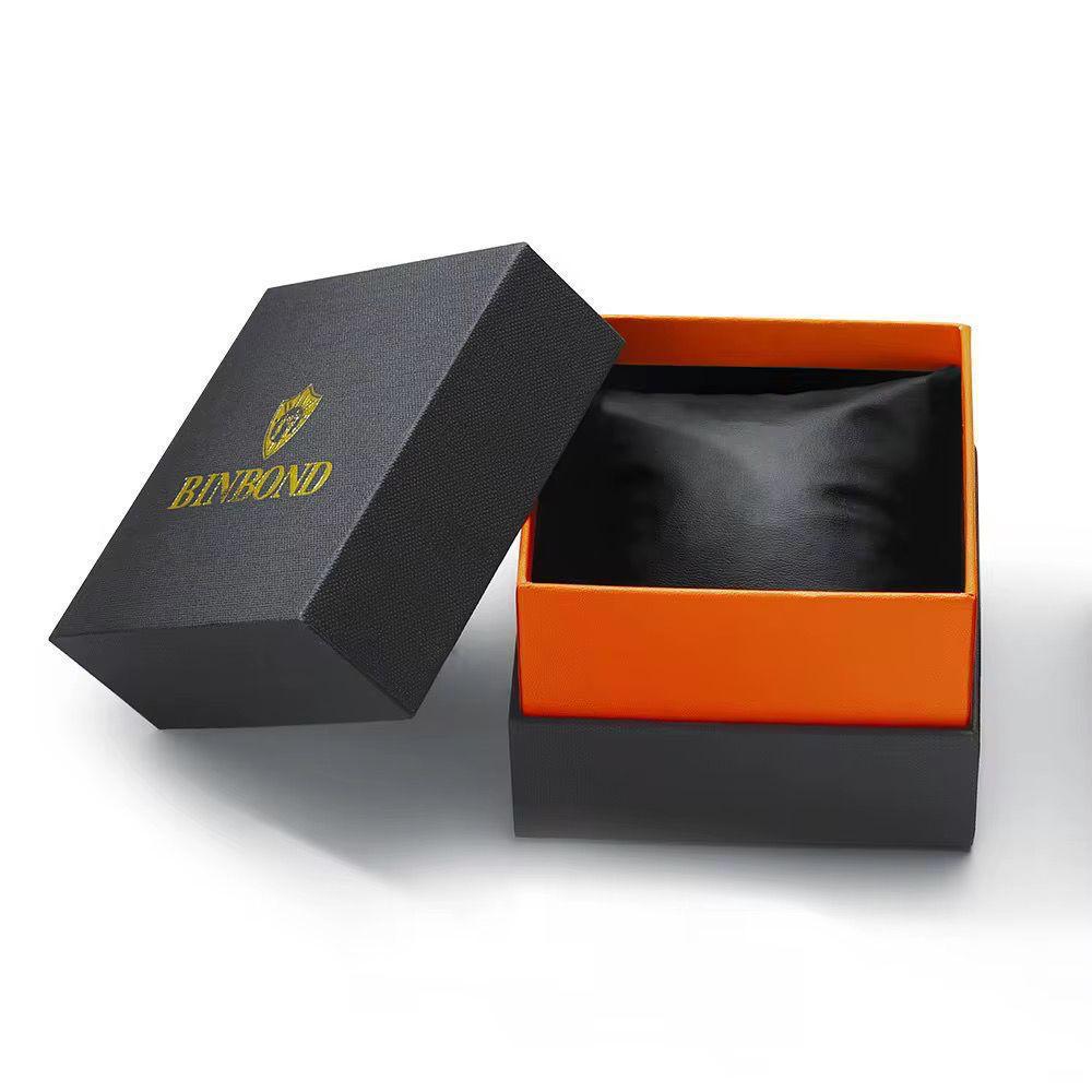 Binbond B102 102 Luxury Leisure Business Quartz Men's Watches Stainless Steel Waterproof Luminous Date Calendar Men's Wristwatch