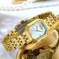 CURREN 9108 Elegance Dress Women's Watch Unique Design Simple Dial Stainless Steel Bracelet Minimalist Quartz Ladies Wristwatch