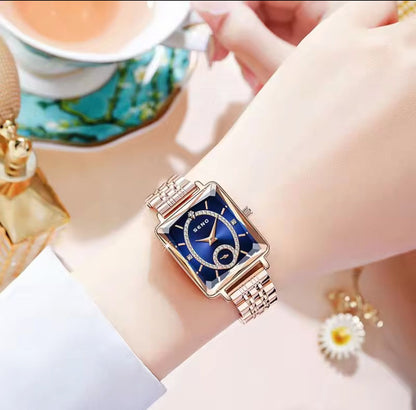 Seno S074 Women's Quartz Watch Brand Small and Delicate Waterproof Crystal Watch  for Women