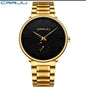 CRRJU 2150 Fashion Wrist Watches Men Business Casual Waterproof Clock Male Stainless Steel Strap