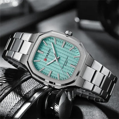 CURREN 8458 Stainless Steel Watches for Mens Creative Fashion Luminous Dial  Clock Male Casual Wristwatches