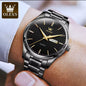 OLEVS 6898 Luxury Men's Quartz Watches With Stainless Steel Calendar Classic Wrist Watch Fashion Waterproof Wristwatch