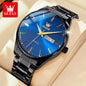 OLEVS 6898 Luxury Men's Quartz Watches With Stainless Steel Calendar Classic Wrist Watch Fashion Waterproof Wristwatch