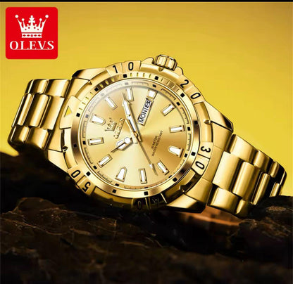 Hot Selling OLEVS Watch 5560 High Quality Quartz Movement Men's Watch Fashion Luminous Hands Week Date 30M Waterproof Watches