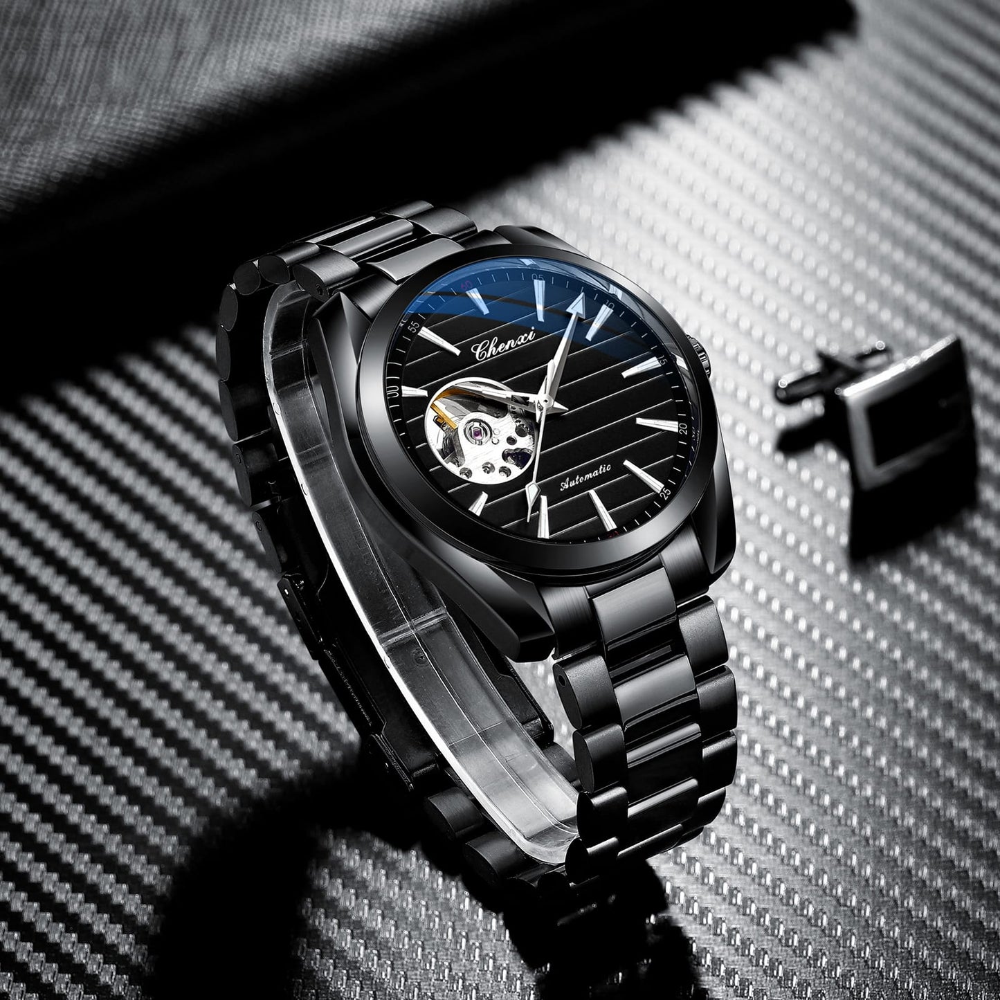 CHENXI 8806 Watch Top Men Automatic Mechanical Business Watches Stainless Steel Waterproof Men's Wristwatches