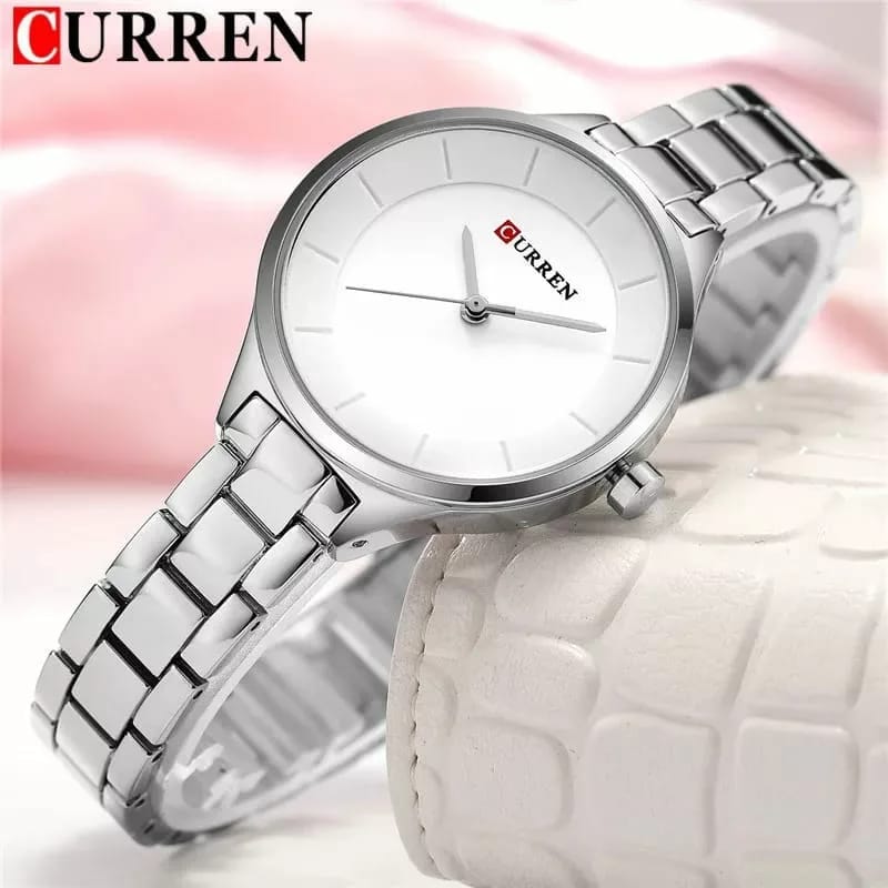 Fashion CURREN 9015 Women's Watch Hot Selling Quartz Watches 3ATM Waterproof High Quality Stainless Steel Band Alloy Case