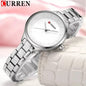 Fashion CURREN 9015 Women's Watch Hot Selling Quartz Watches 3ATM Waterproof High Quality Stainless Steel Band Alloy Case
