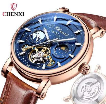 New Arrival Top Brand Luxury Tourbillon Watch Clock Waterproof Luminous Wristwatch Mens Automatic Mechanical Watches