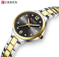 CURREN 9105 Luxury Women Bracelet Quartz Watches for Ladies Stainless Steel Girls Sports Dress Wrist Watch Clock