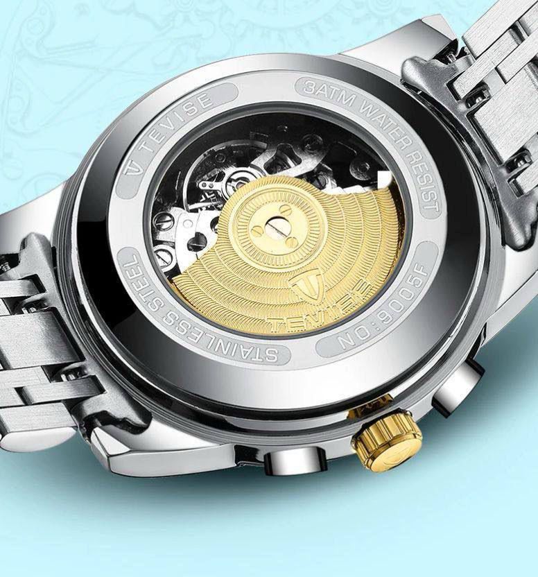 TEVISE 9005F Tourbillon Watch for Men Hollowed Out Luxury Watch Men's Mechanical Watches Automatic
