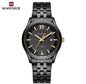 NAVIFORCE 9255 Luxury Men's Watch Waterproof Stainless Steel Quartz Watch Luminous Sports Calendar Watches for Men