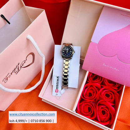 Swis Track Ladys Watch Valentine Package