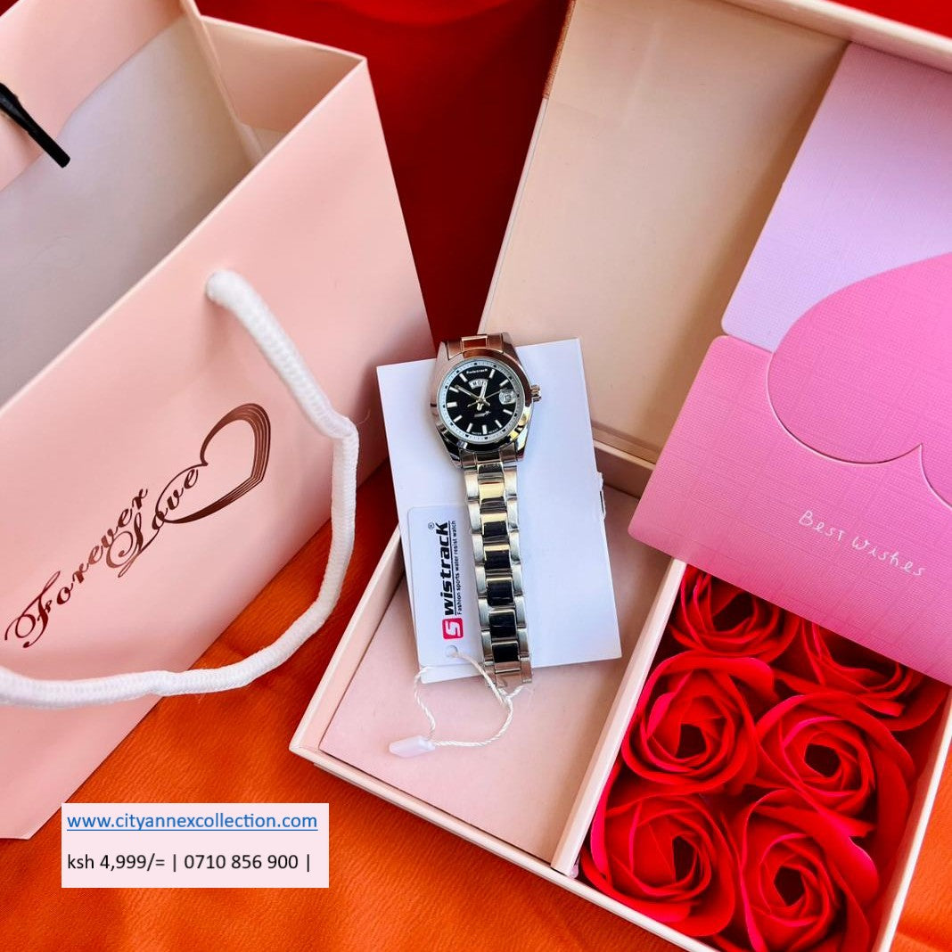 Swis Track Ladys Watch Valentine Package