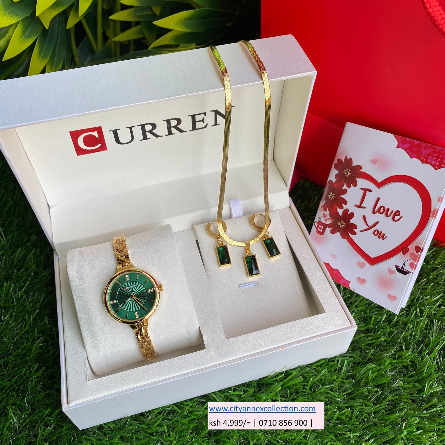 CURREN 3 in 1 VALENTINES GIFT SET